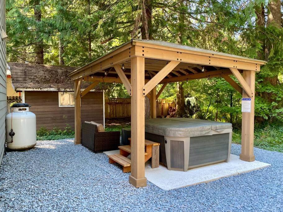 New Modern Cabin! 5Mi To Mt Rainier National Park! Hot Tub & Wifi أشفورد المظهر الخارجي الصورة