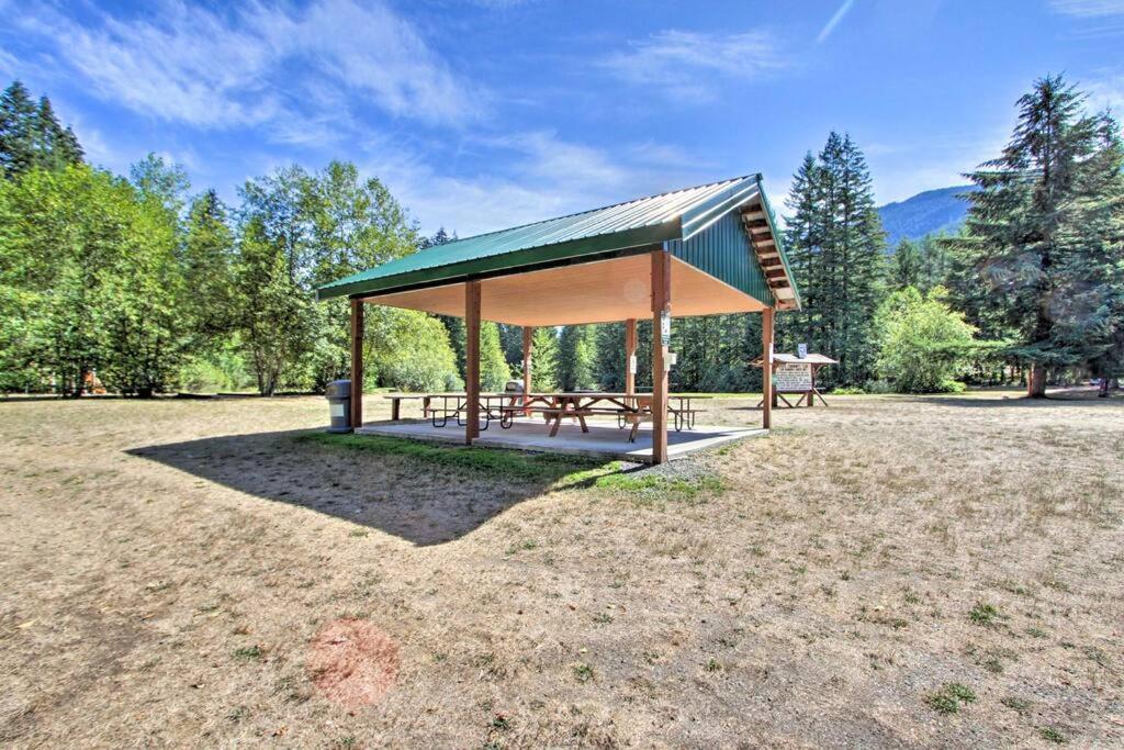 New Modern Cabin! 5Mi To Mt Rainier National Park! Hot Tub & Wifi أشفورد المظهر الخارجي الصورة
