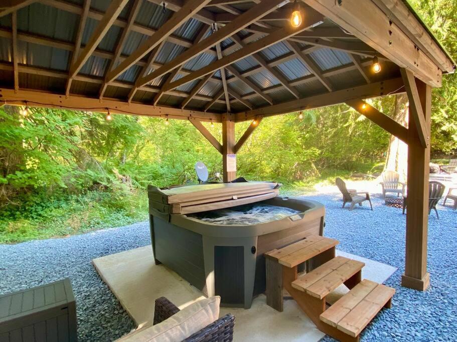 New Modern Cabin! 5Mi To Mt Rainier National Park! Hot Tub & Wifi أشفورد المظهر الخارجي الصورة